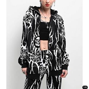 Lurking class sin x Kyle grand Graphic Hoodie full zip size XL NWT